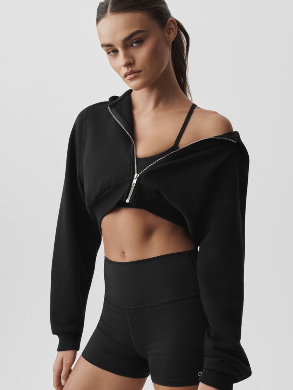 Alo Sweet Escape Zip Up Hoodie XS